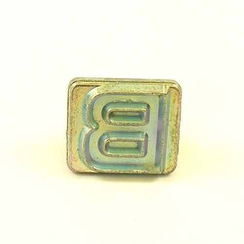 19mm Block Letter B Embossing Stamp artisanleather.co.uk